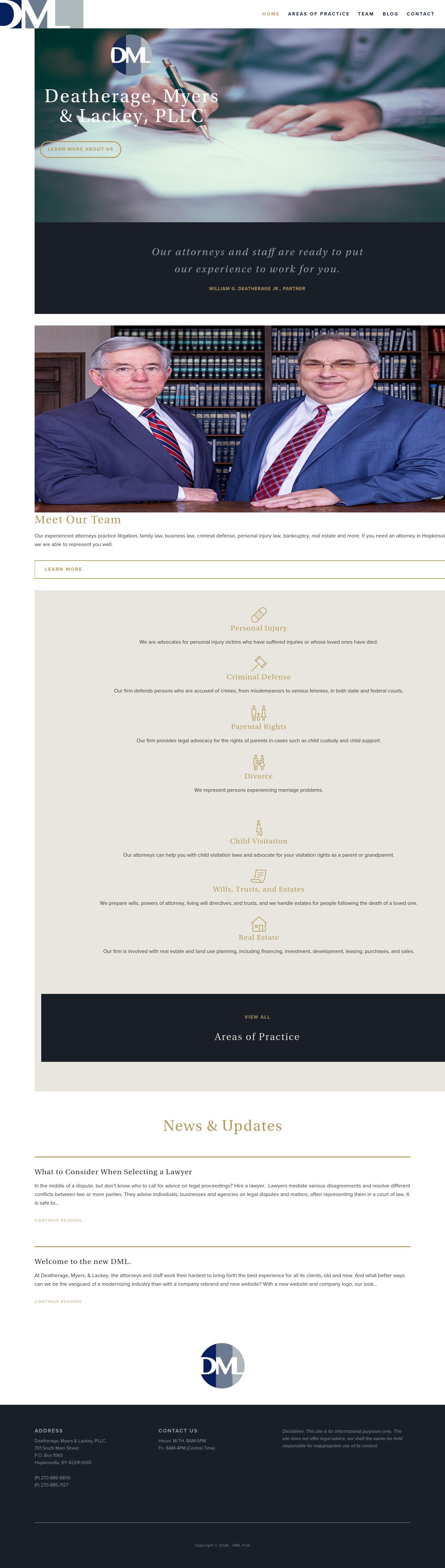 Deatherage, Myers & Lackey, PLLC - Hopkinsville KY Lawyers