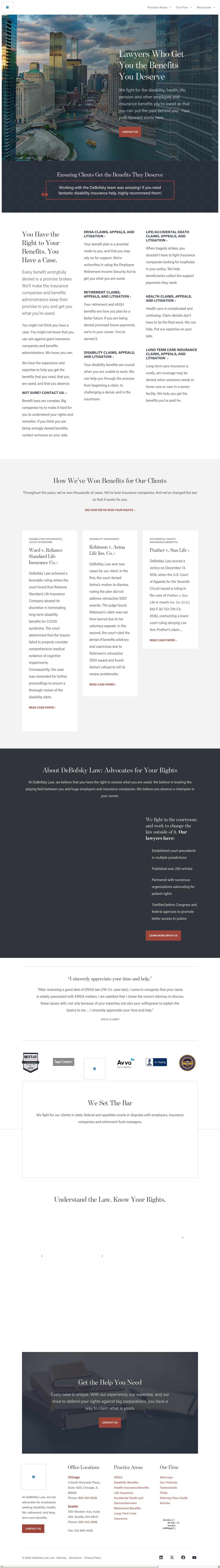 DeBofsky & Associates, P.C. - Chicago IL Lawyers