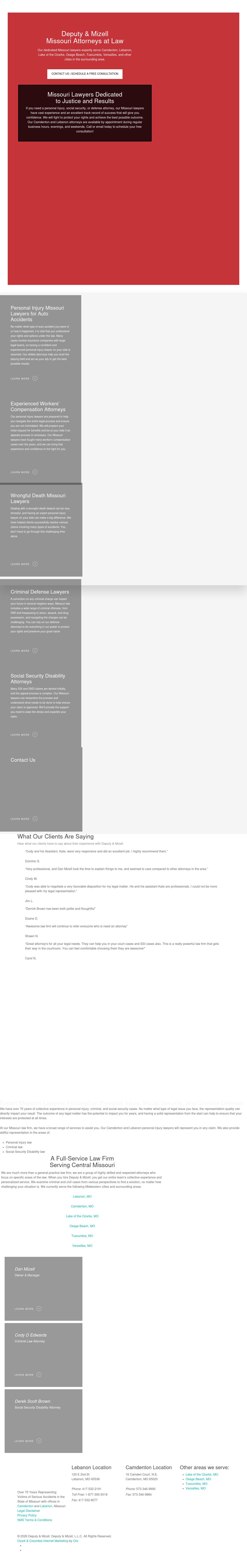 Deputy & Mizell, L.L.C. - Lebanon MO Lawyers