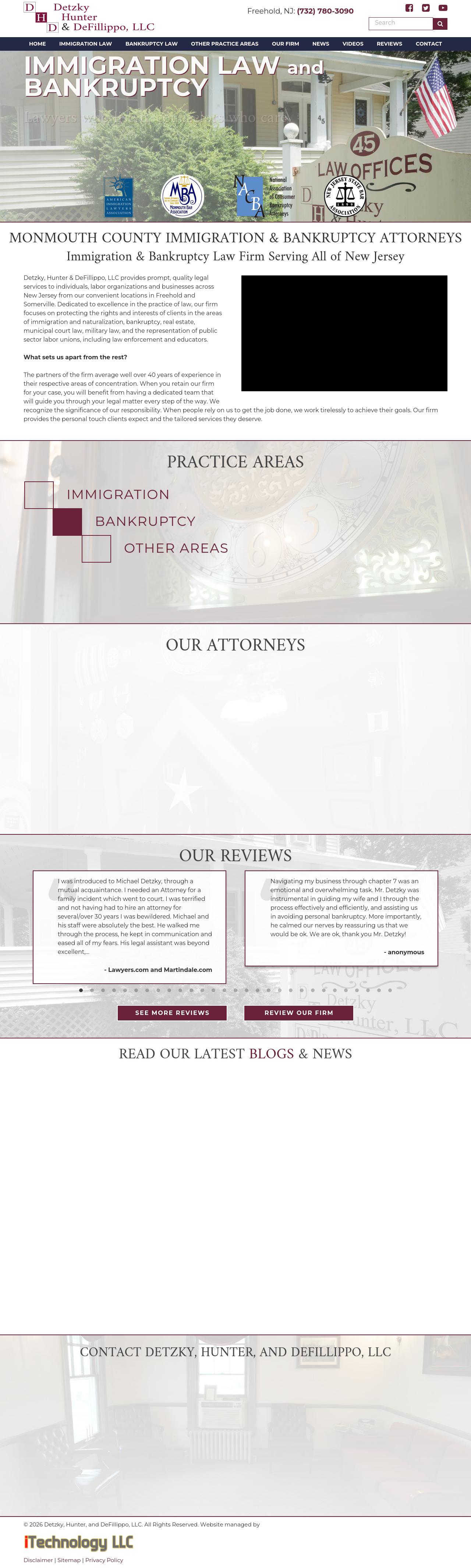 Detzky Hunter & Defillippo, LLC - Freehold NJ Lawyers