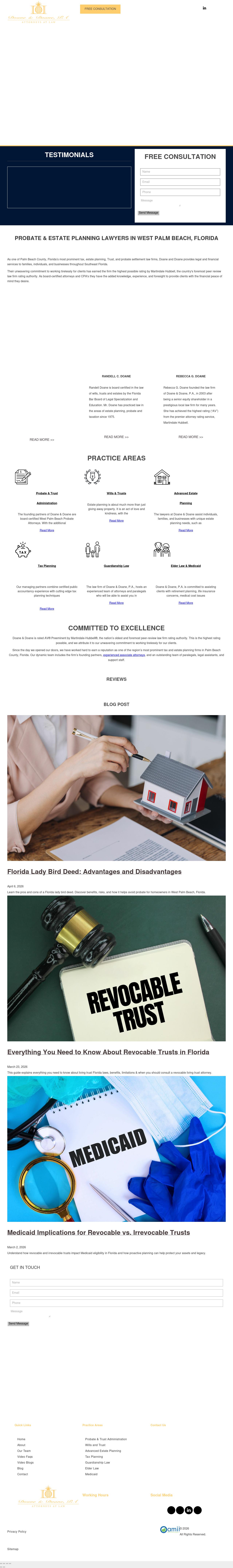 Doane & Doane, P.A. - North Palm Beach FL Lawyers