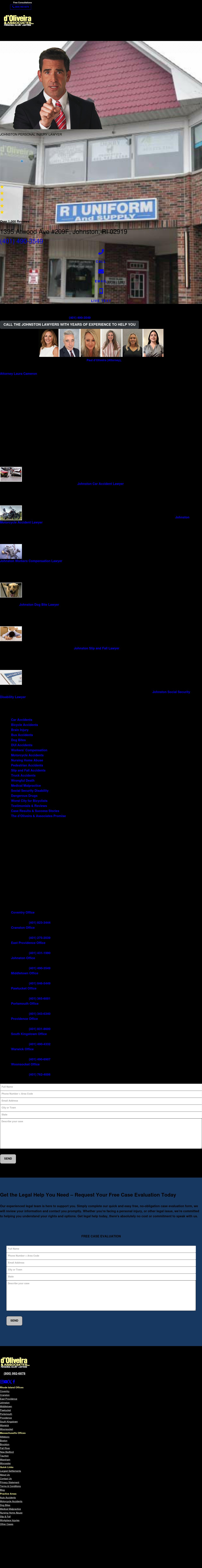 d'Oliveira & Associates - Johnston RI Lawyers
