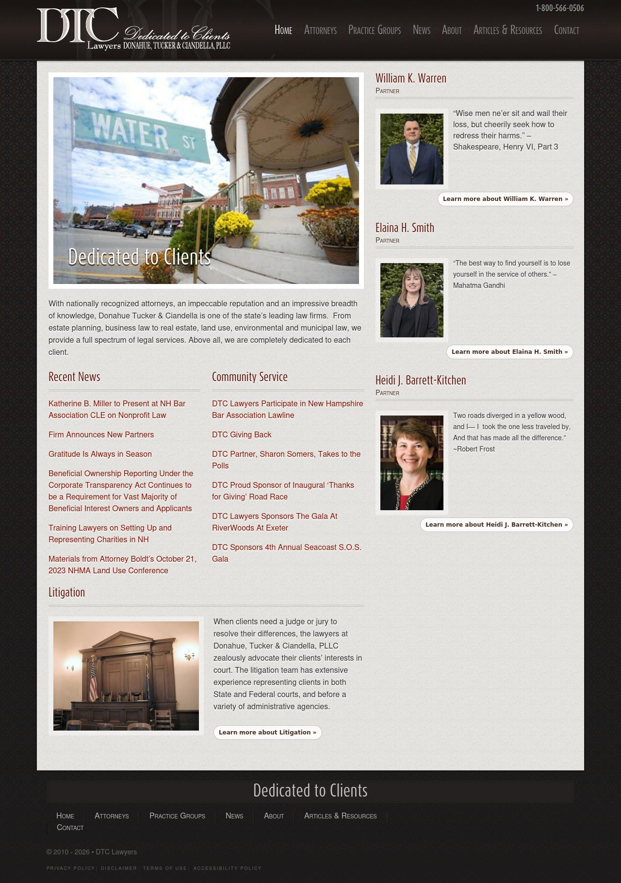 Donahue Tucker & Ciandella PLLC - Exeter NH Lawyers