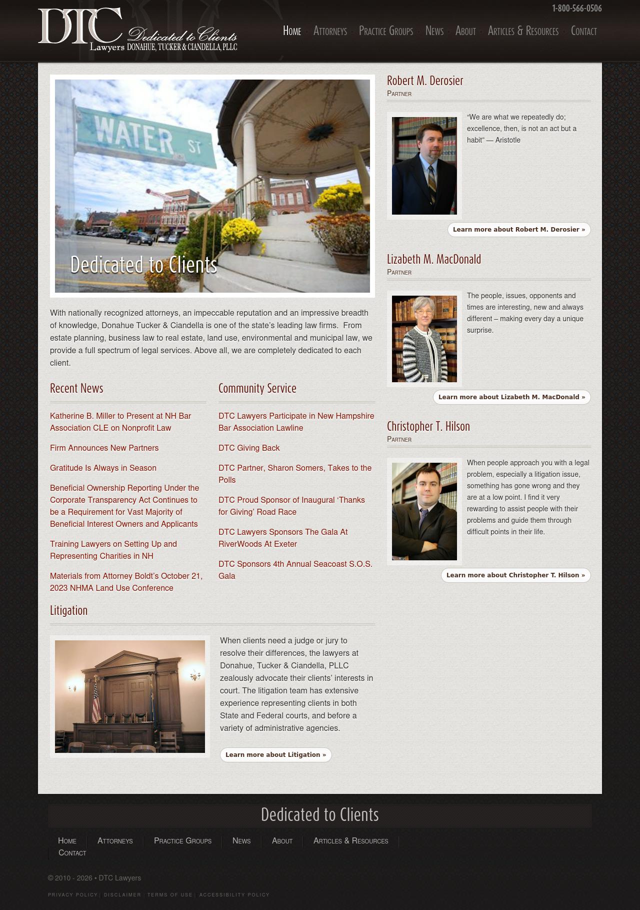 Donahue Tucker & Ciandella PLLC - Meredith NH Lawyers