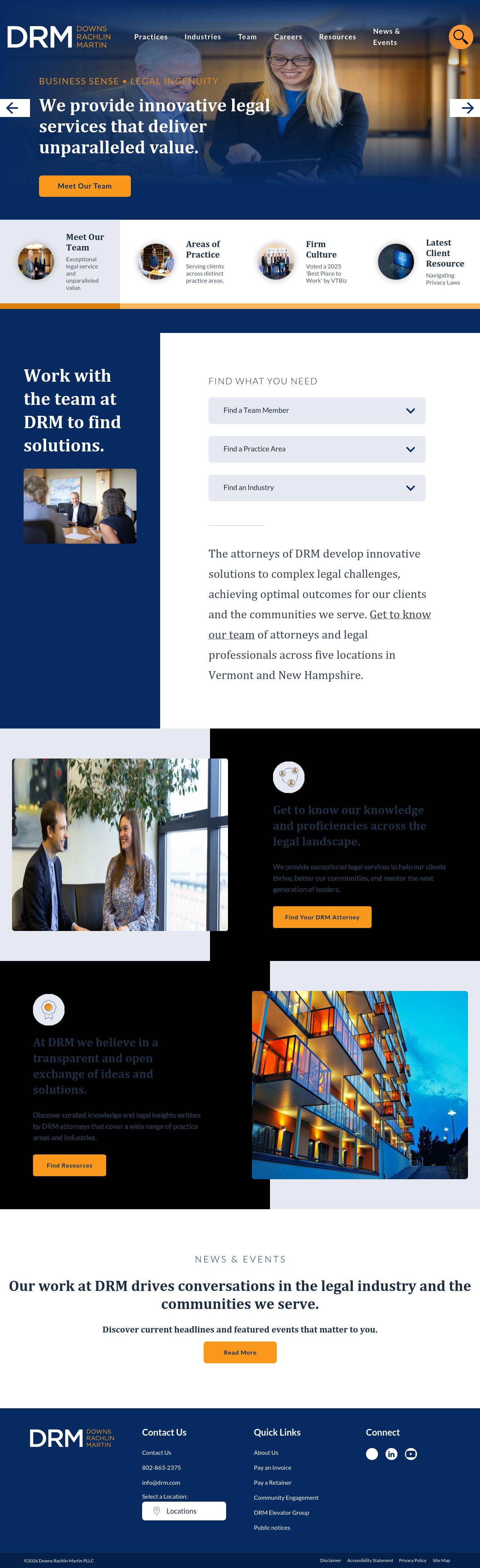 Downs Rachlin Martin PLLC - Lebanon NH Lawyers