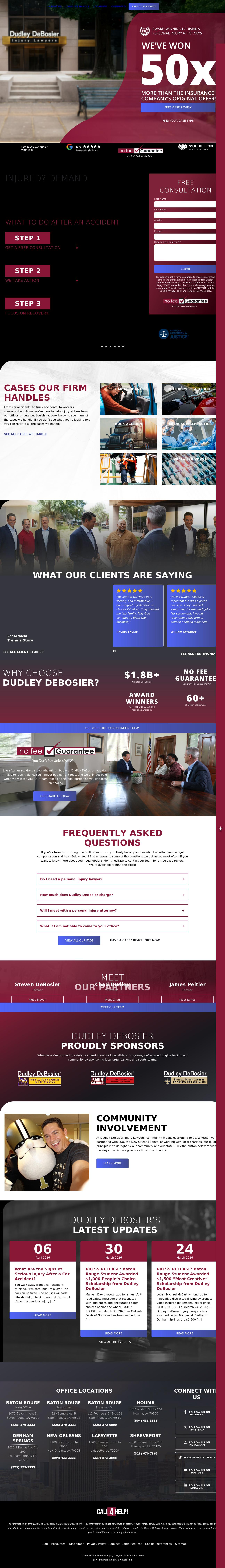 Dudley Debosier - Shreveport LA Lawyers