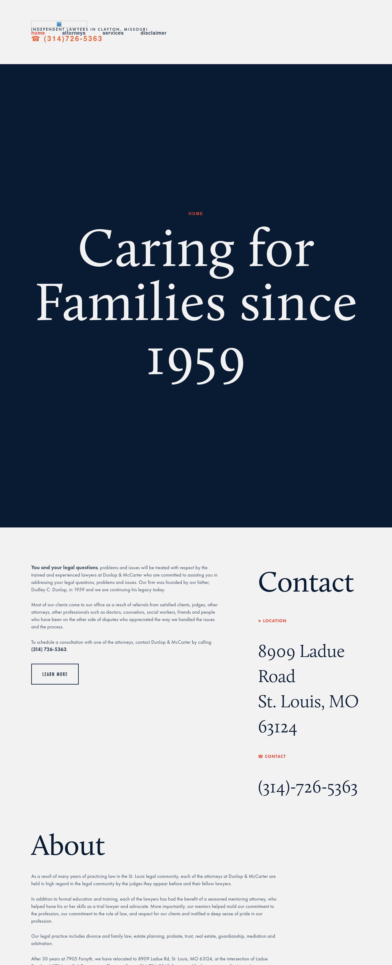 Dunlop, McCarter & Granneman - St. Louis (Clayton) MO Lawyers