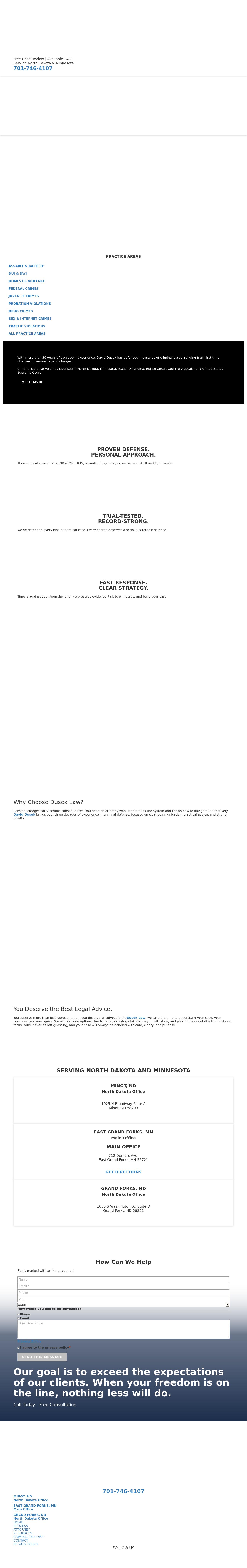 Dusek Law - East Grand Forks MN Lawyers