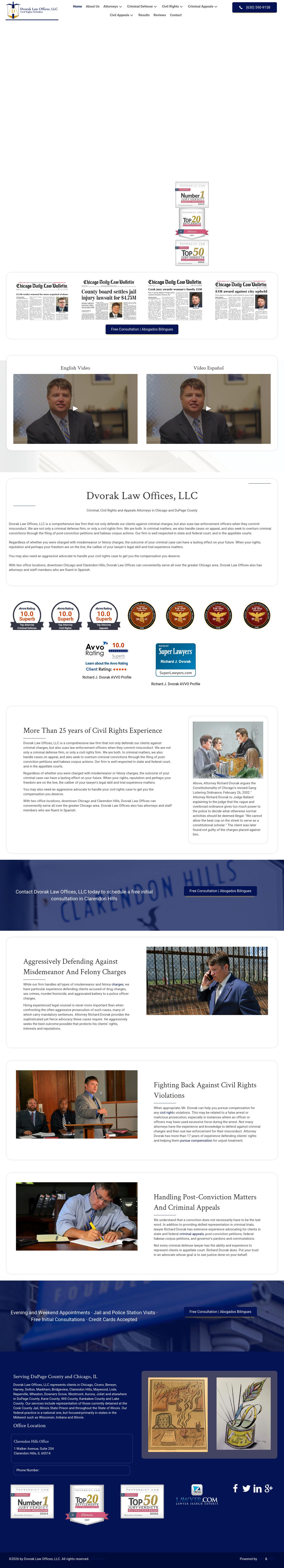 Dvorak Law Offices, LLC - Chicago IL Lawyers