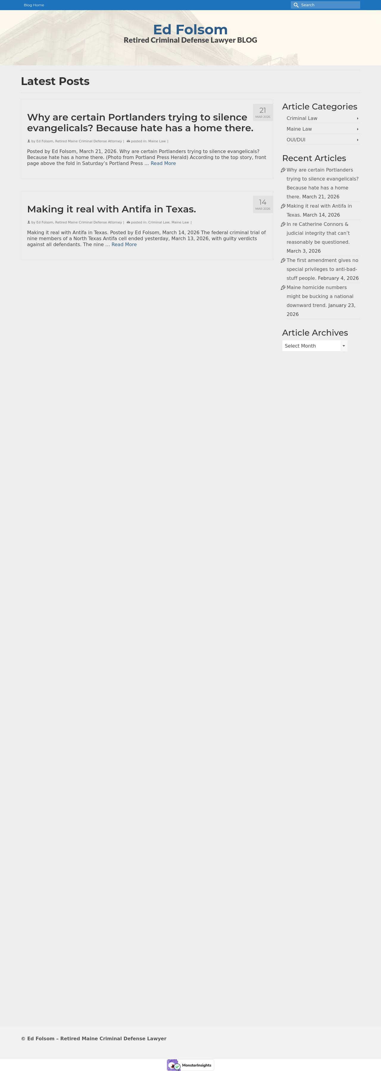 Edmund R. Folsom - Biddeford ME Lawyers