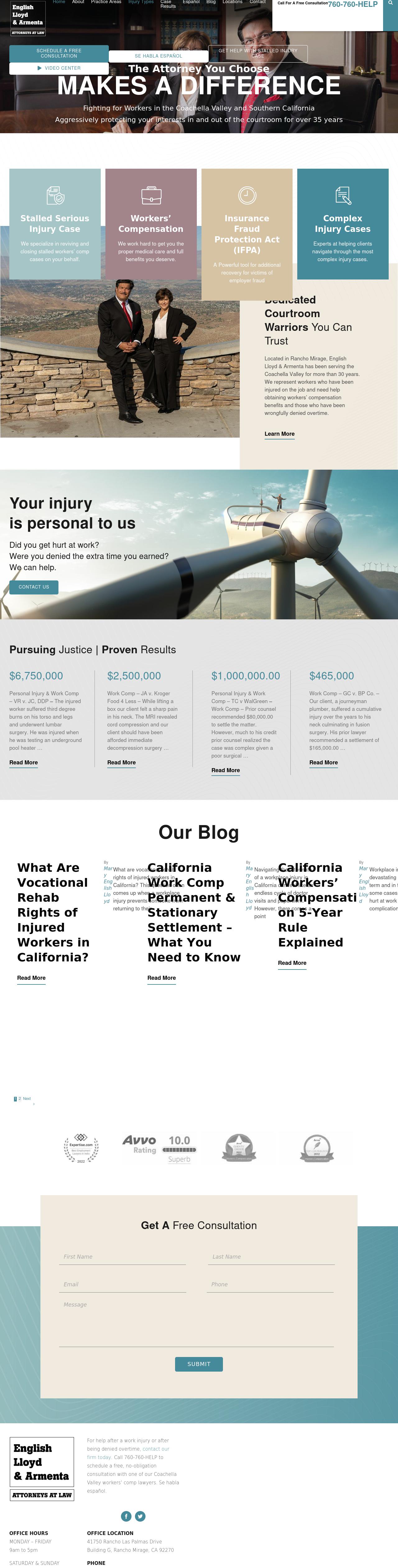 English Lloyd & Armenta - Rancho Mirage CA Lawyers