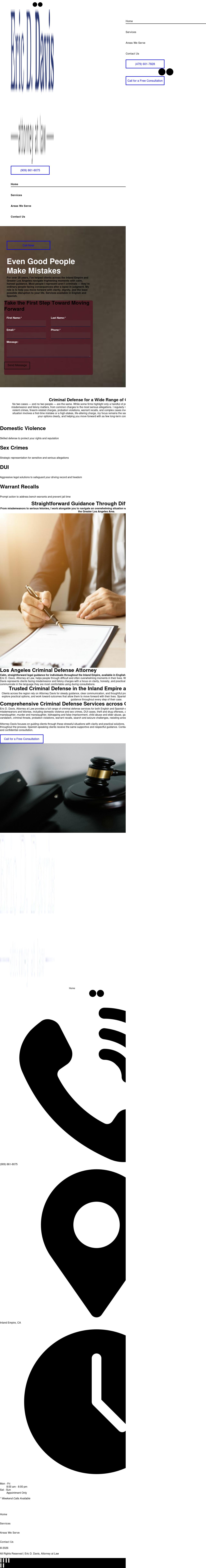 Eric D. Davis Attorney at Law - Diamond Bar CA Lawyers