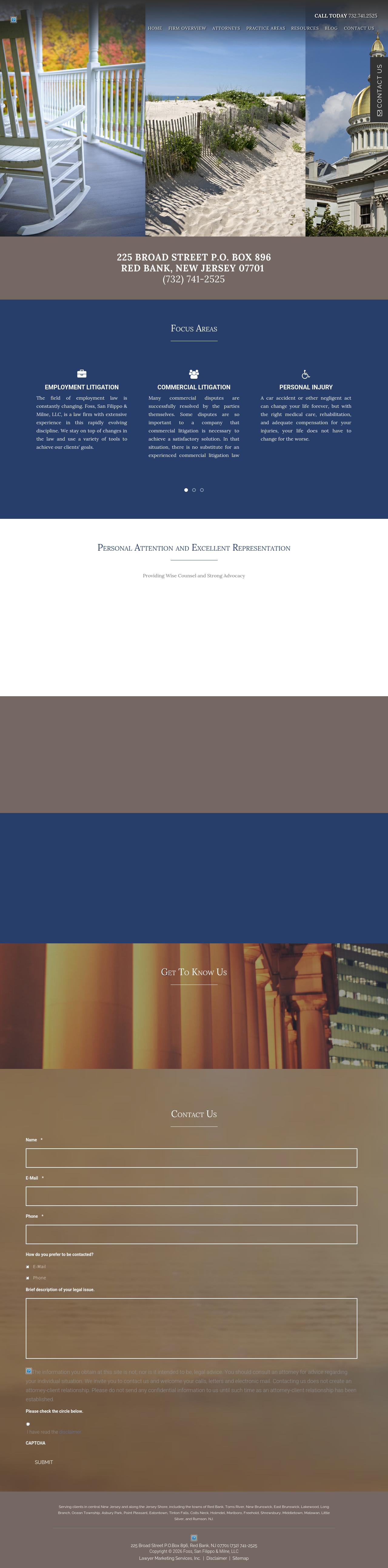 Foss, San Filippo & Milne, LLC - Red Bank NJ Lawyers