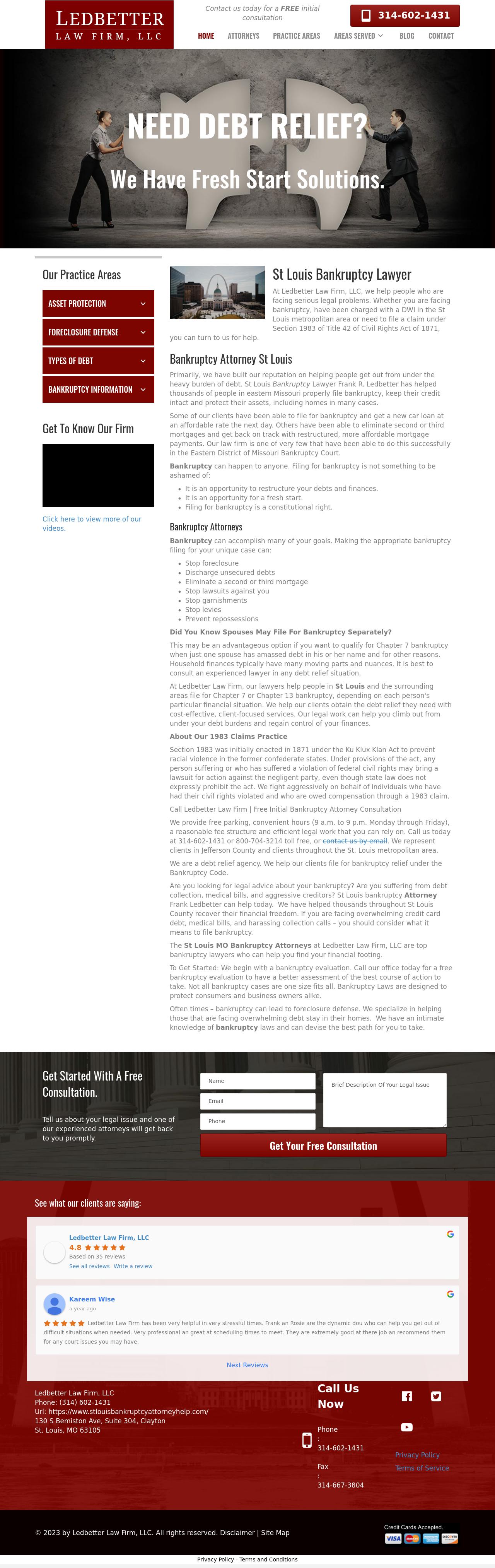 Frank Ledbetter - St. Louis MO Lawyers