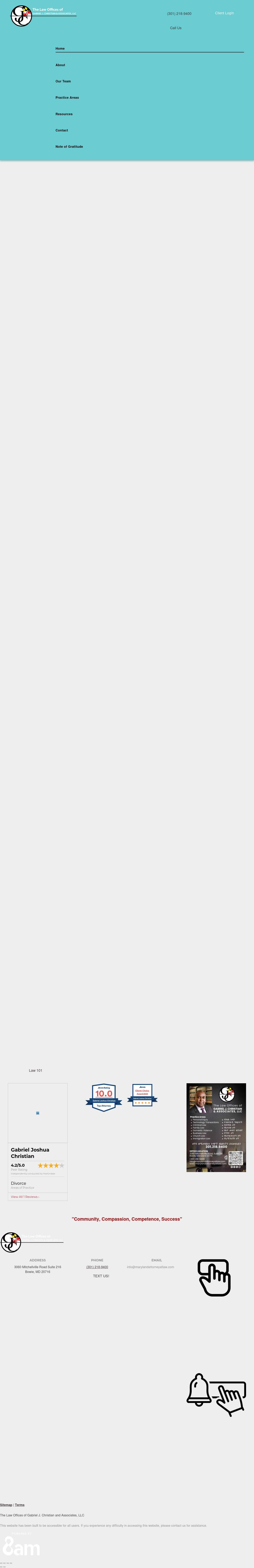 Gabriel J. Christian & Associates, LLC - Bowie MD Lawyers