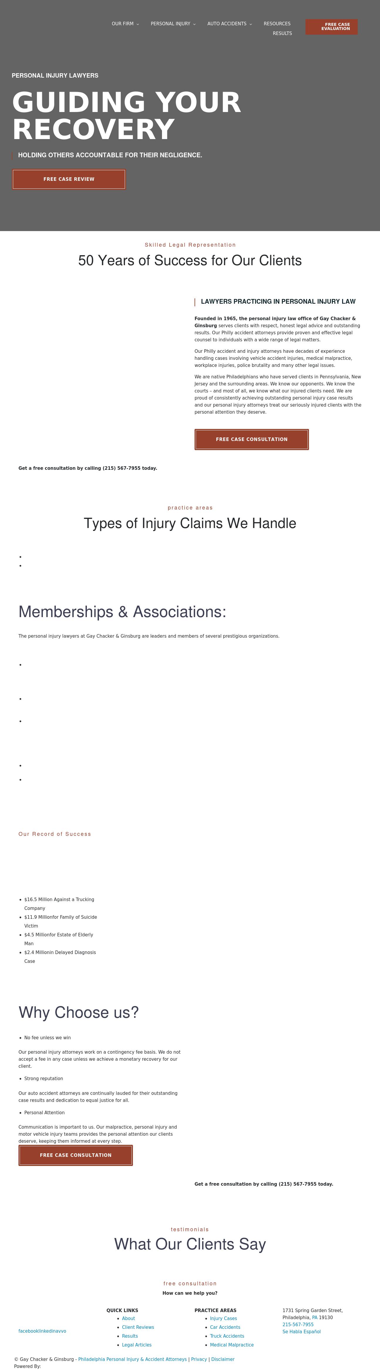 Gay Chacker & Mittin, P.C. - Philadelphia PA Lawyers