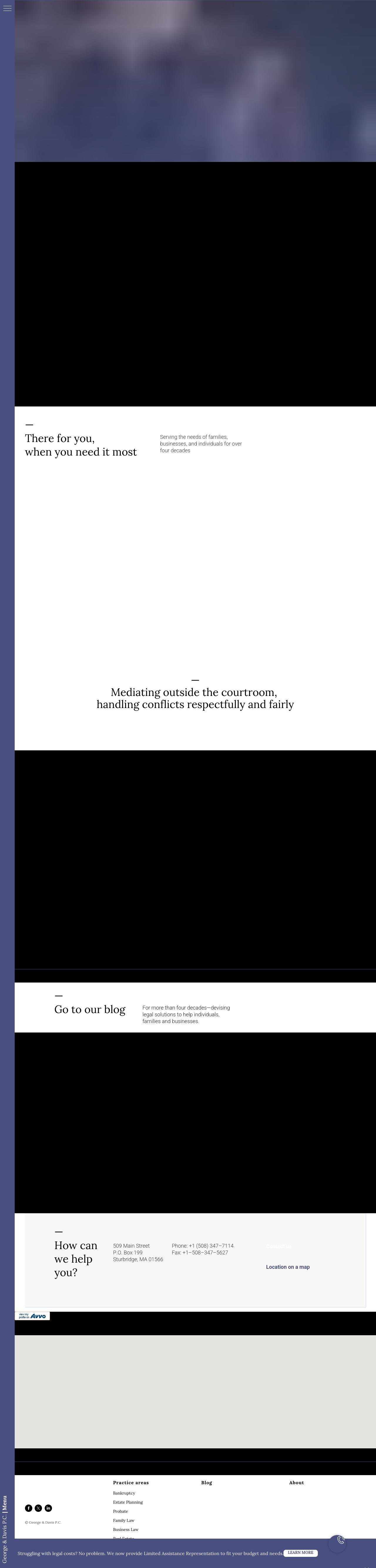 George & Davis, P.C. - Sturbridge MA Lawyers