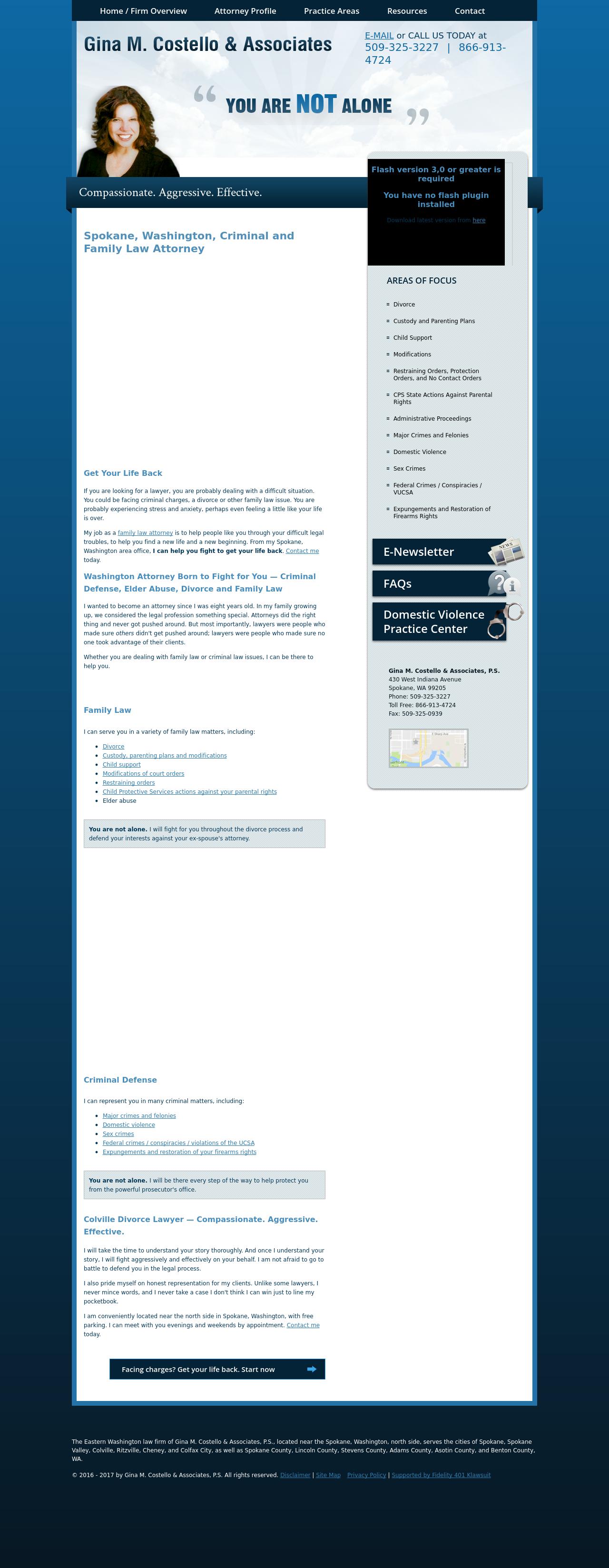 Gina M. Costello & Associates, P.S. - Spokane WA Lawyers