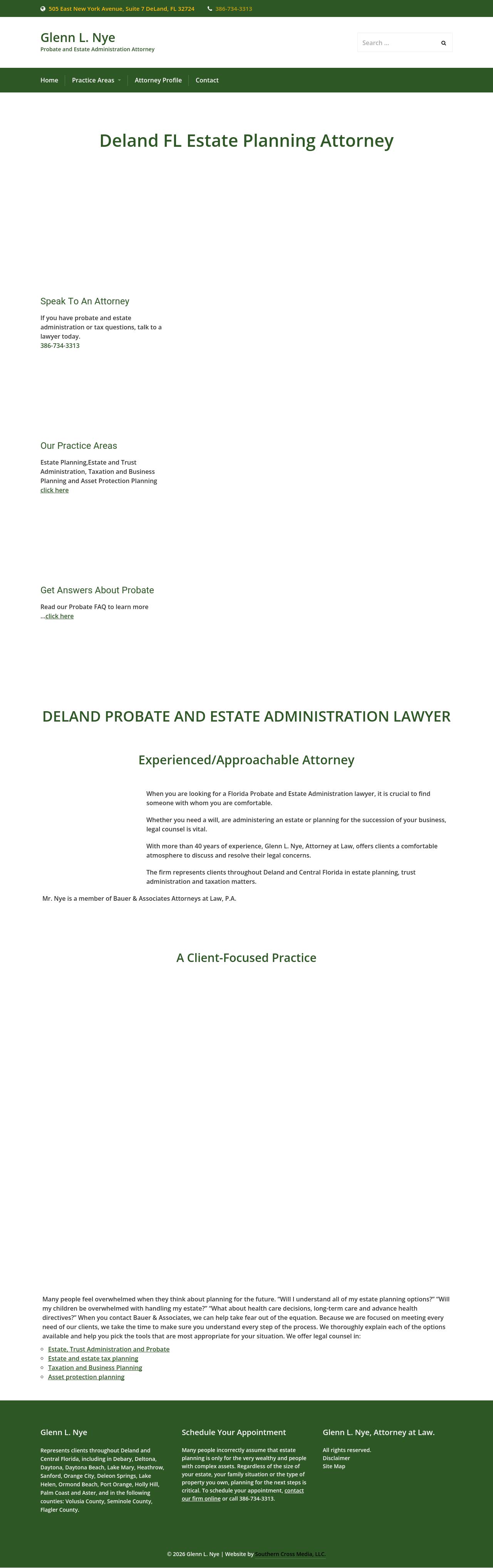 Glenn Lee Nye, Attorney at Law - Deland FL Lawyers