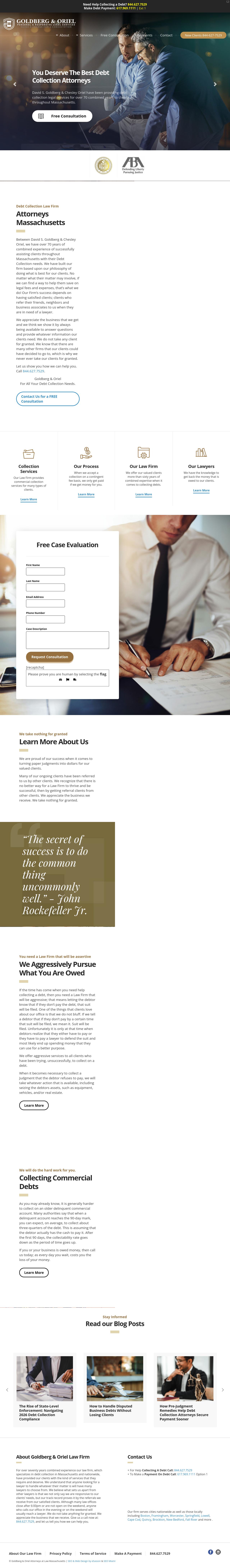 Goldberg & Oriel - Framingham MA Lawyers