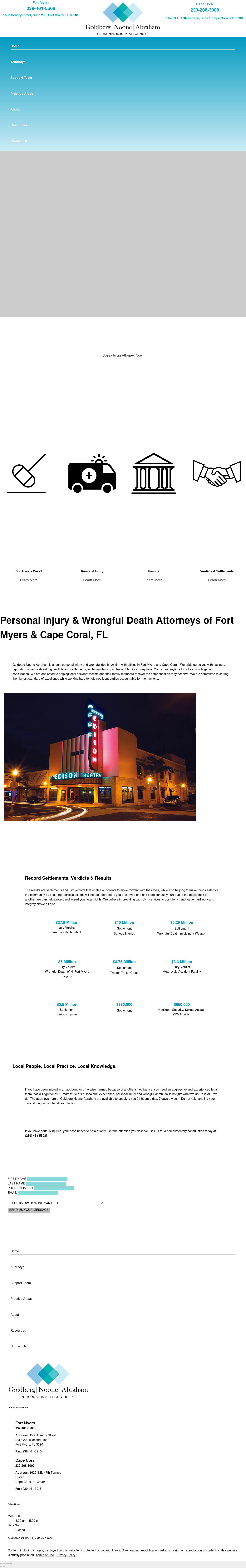 Goldberg, Racila, D'Alessandro & Noone, LLC - Port Charlotte FL Lawyers