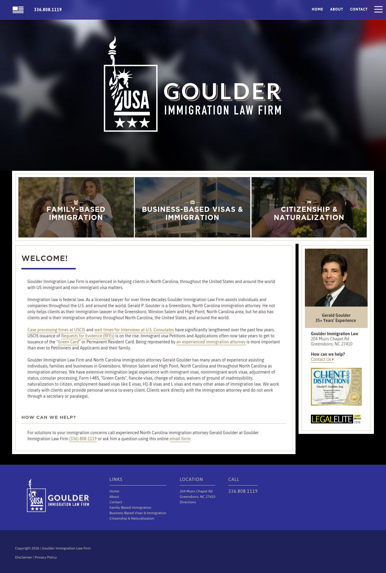 Goulder Immigration Law Firm - Greensboro NC Lawyers