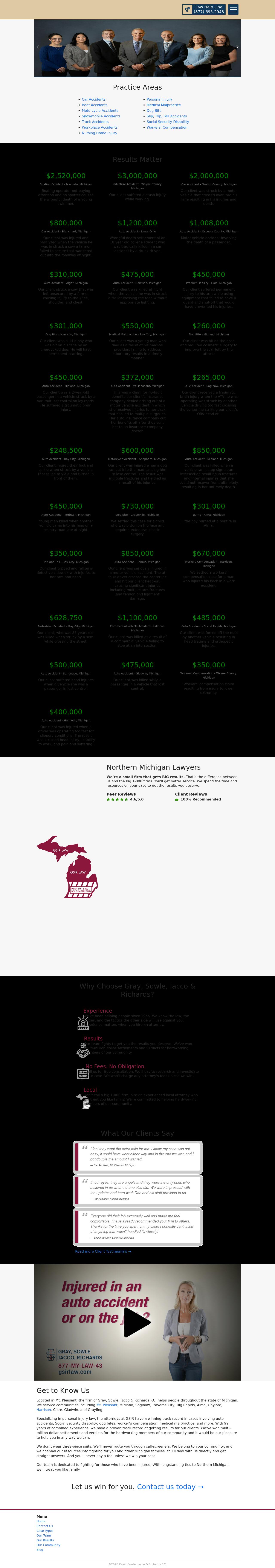 Gray Sowle & Iacco, PC - Mt. Pleasant MI Lawyers