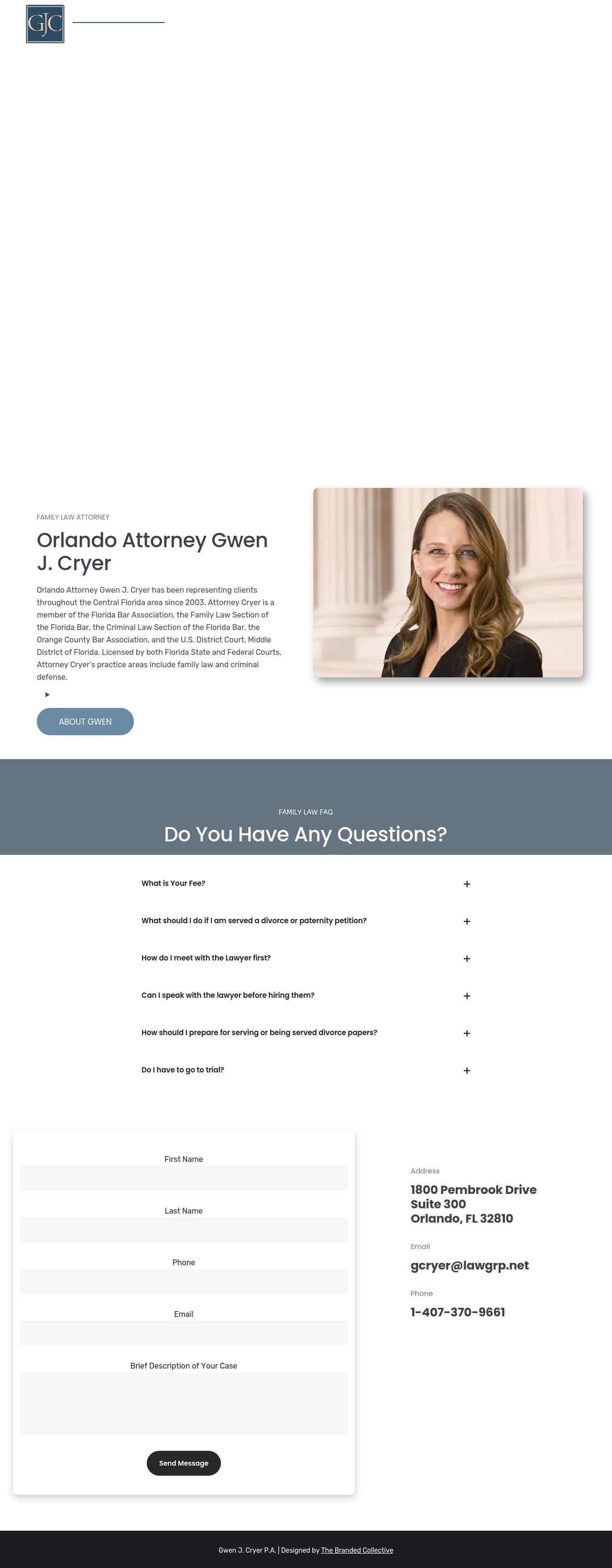 Gwen J. Cryer, Attorney at Law - Orlando FL Lawyers
