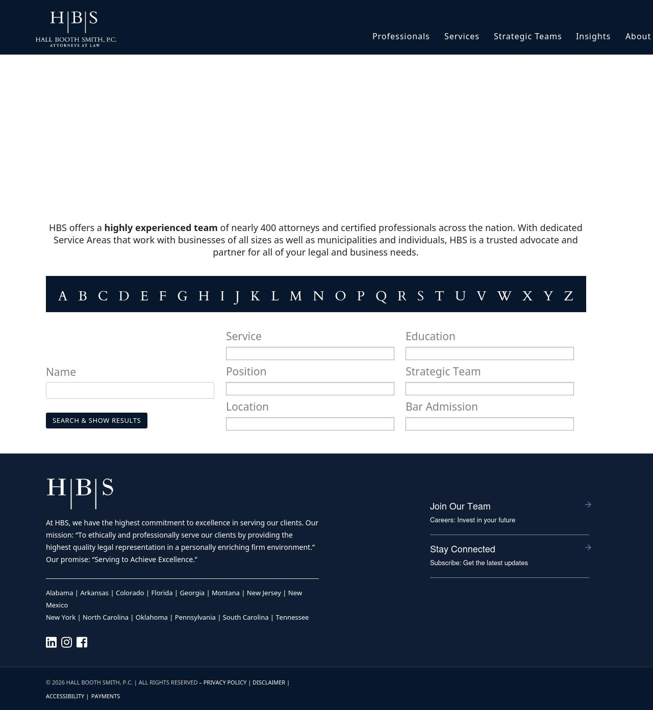 Hall Booth Smith, P.C. - Brunswick GA Lawyers