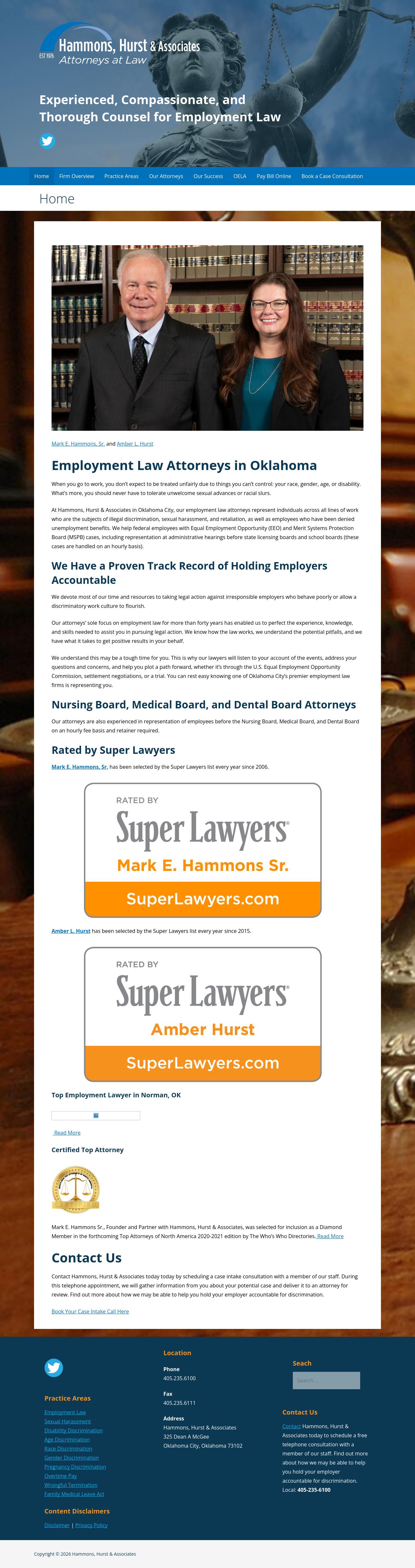 Hammons Gowens Hurst & Associates - Oklahoma City OK Lawyers