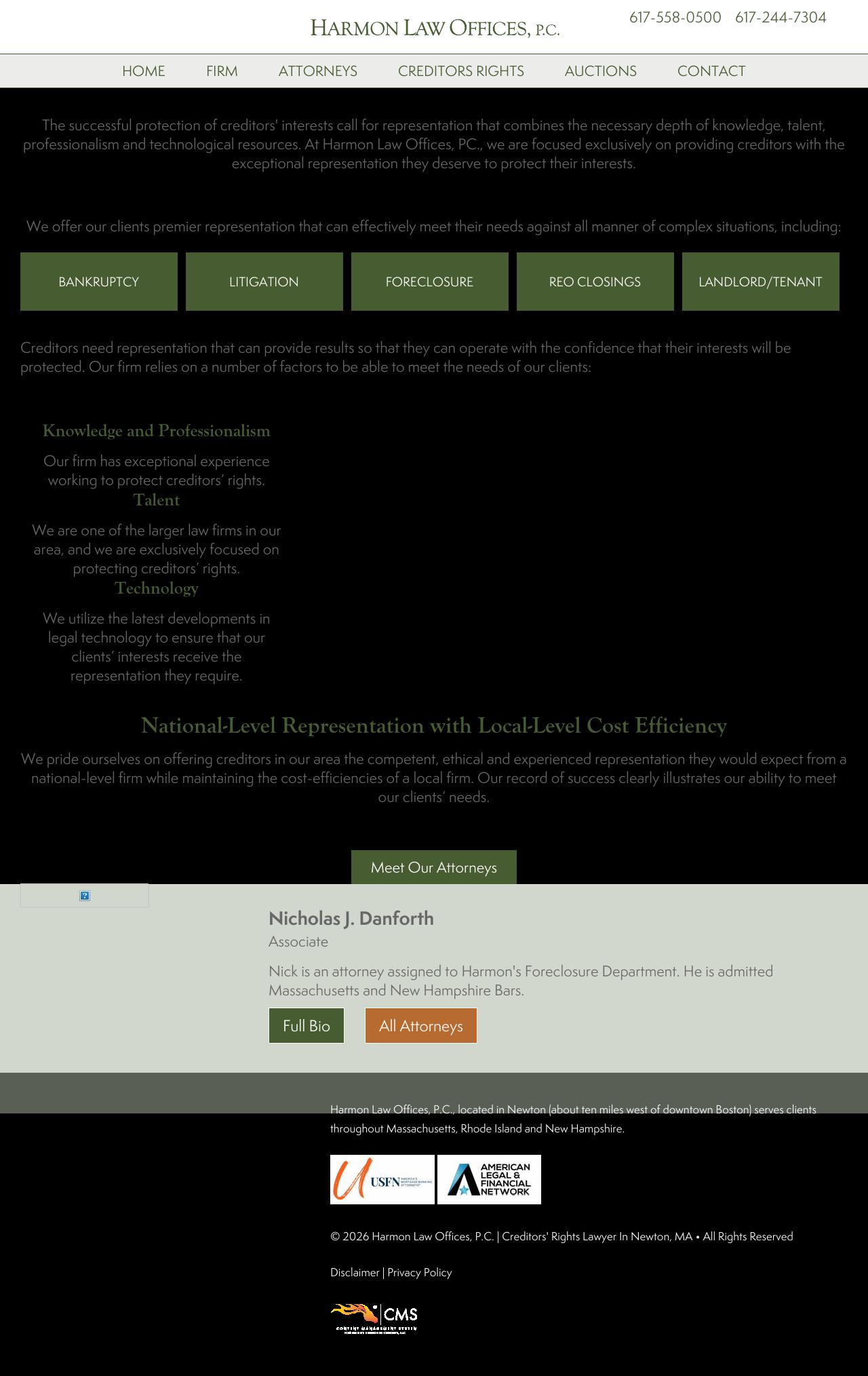 Harmon Law Offices, P.C. - Newton MA Lawyers