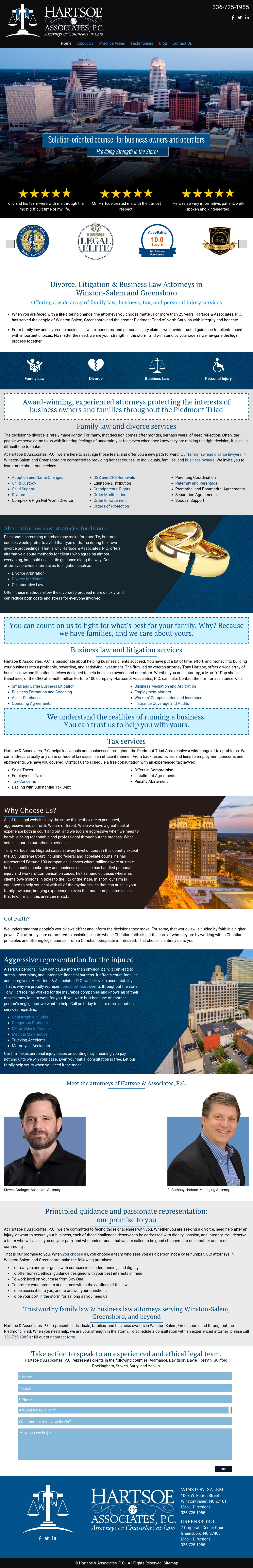 Hartsoe & Associates, P.C. - Winston-Salem NC Lawyers