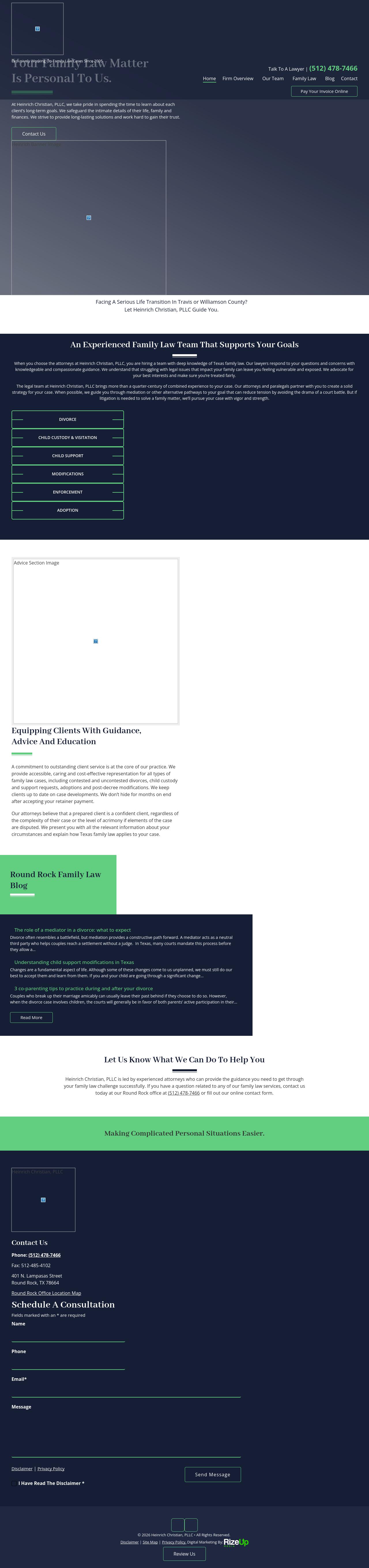 Heinrich Christian, PLLC - Round Rock TX Lawyers