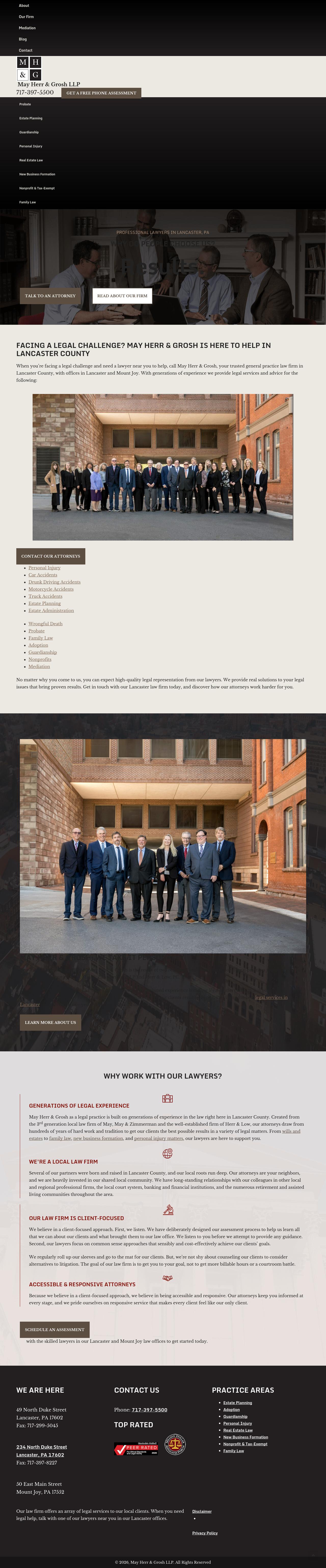 May Herr & Grosh - Lancaster PA Lawyers