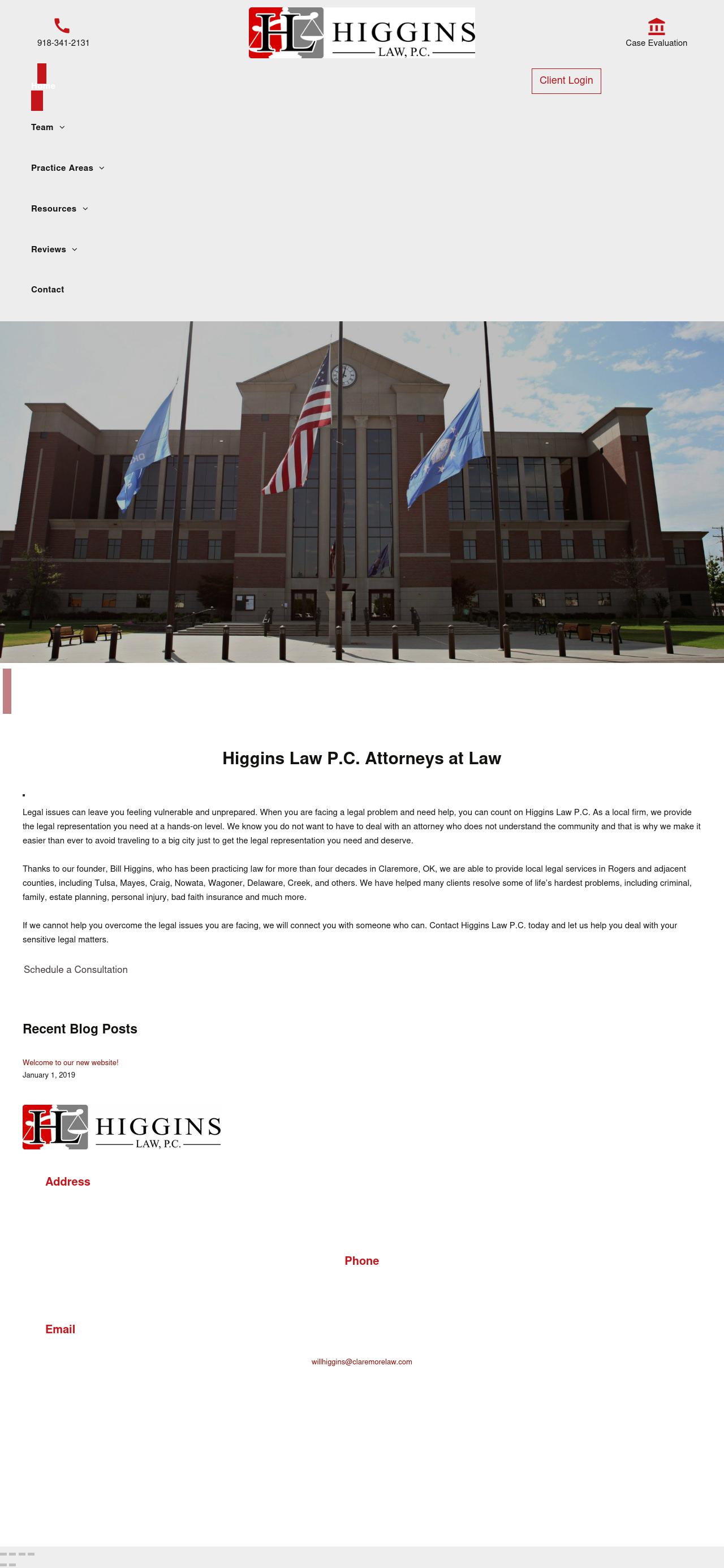 Higgins Law, P.C. - Claremore OK Lawyers