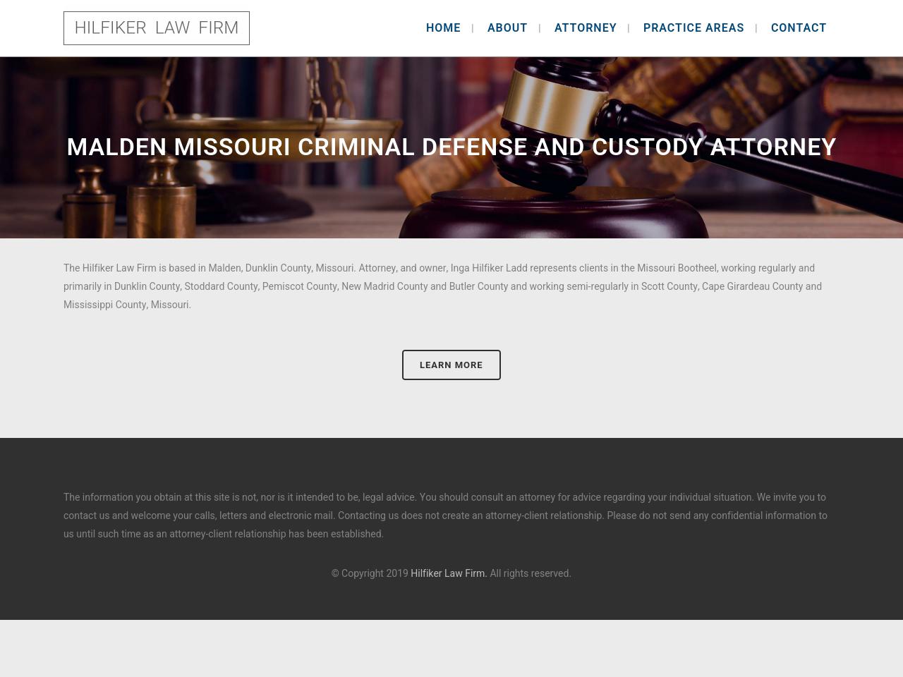 Hilfiker Law Firm - Malden MO Lawyers