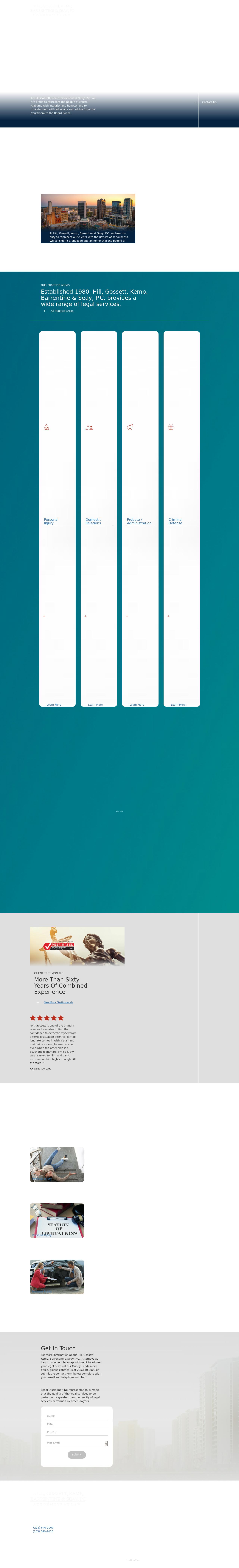 Hill, Hill and Gossett, P.C. - Moody AL Lawyers