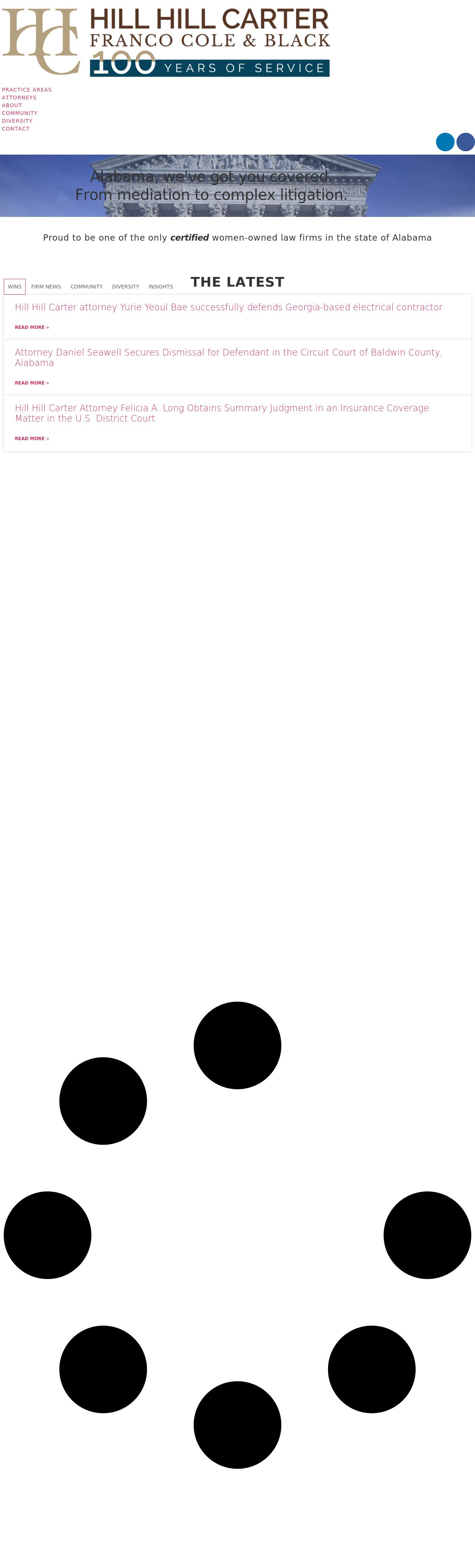 Hill Hill Carter Franco Cole & Black PC - Montgomery AL Lawyers