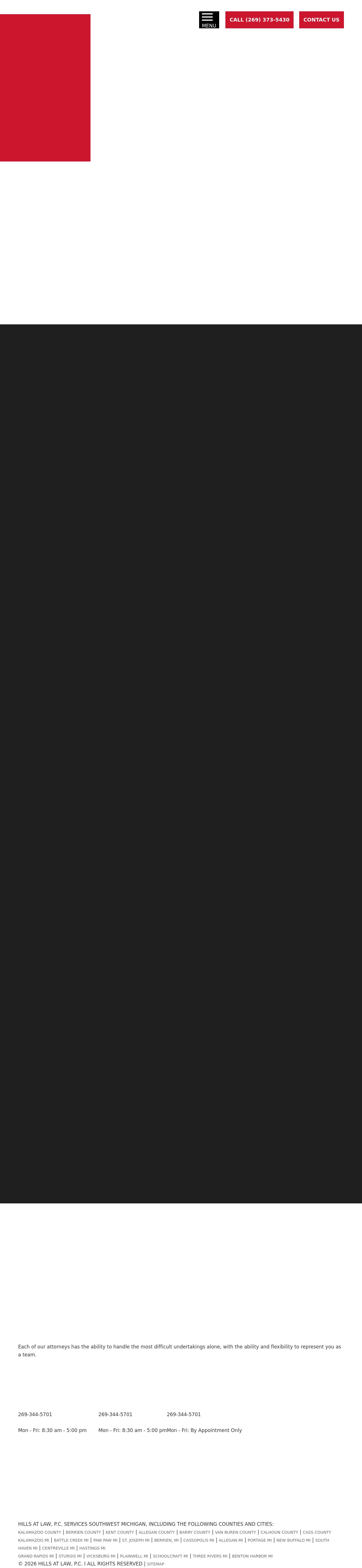 Hills at Law, P.C. - Kalamazoo MI Lawyers