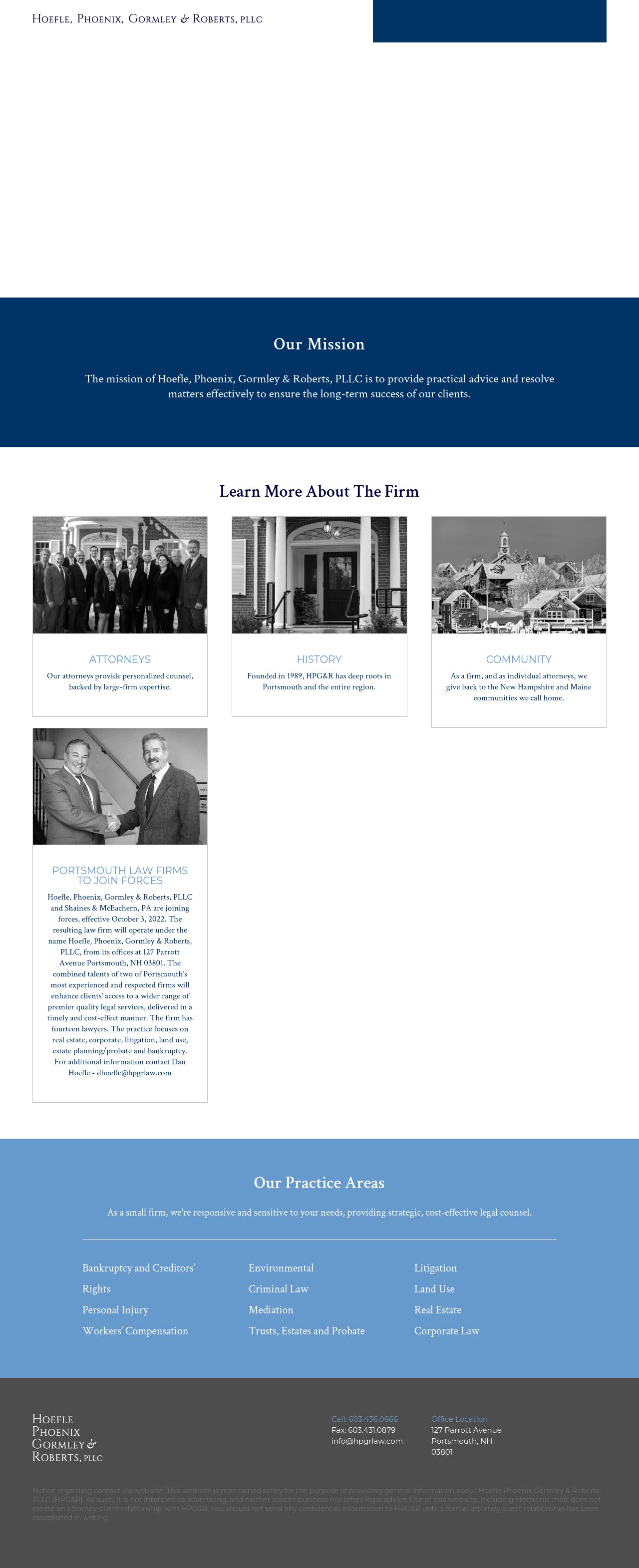 Hoefle, Phoenix, Gormley & Roberts, P.A. - Portsmouth NH Lawyers