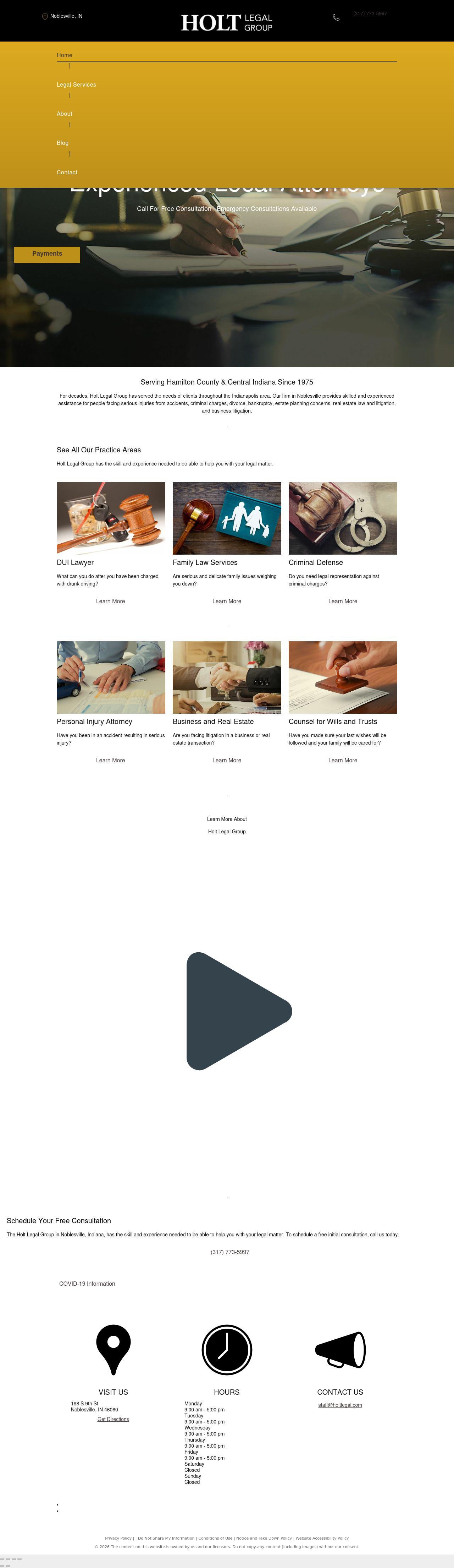 Holt Legal Group - Noblesville IN Lawyers