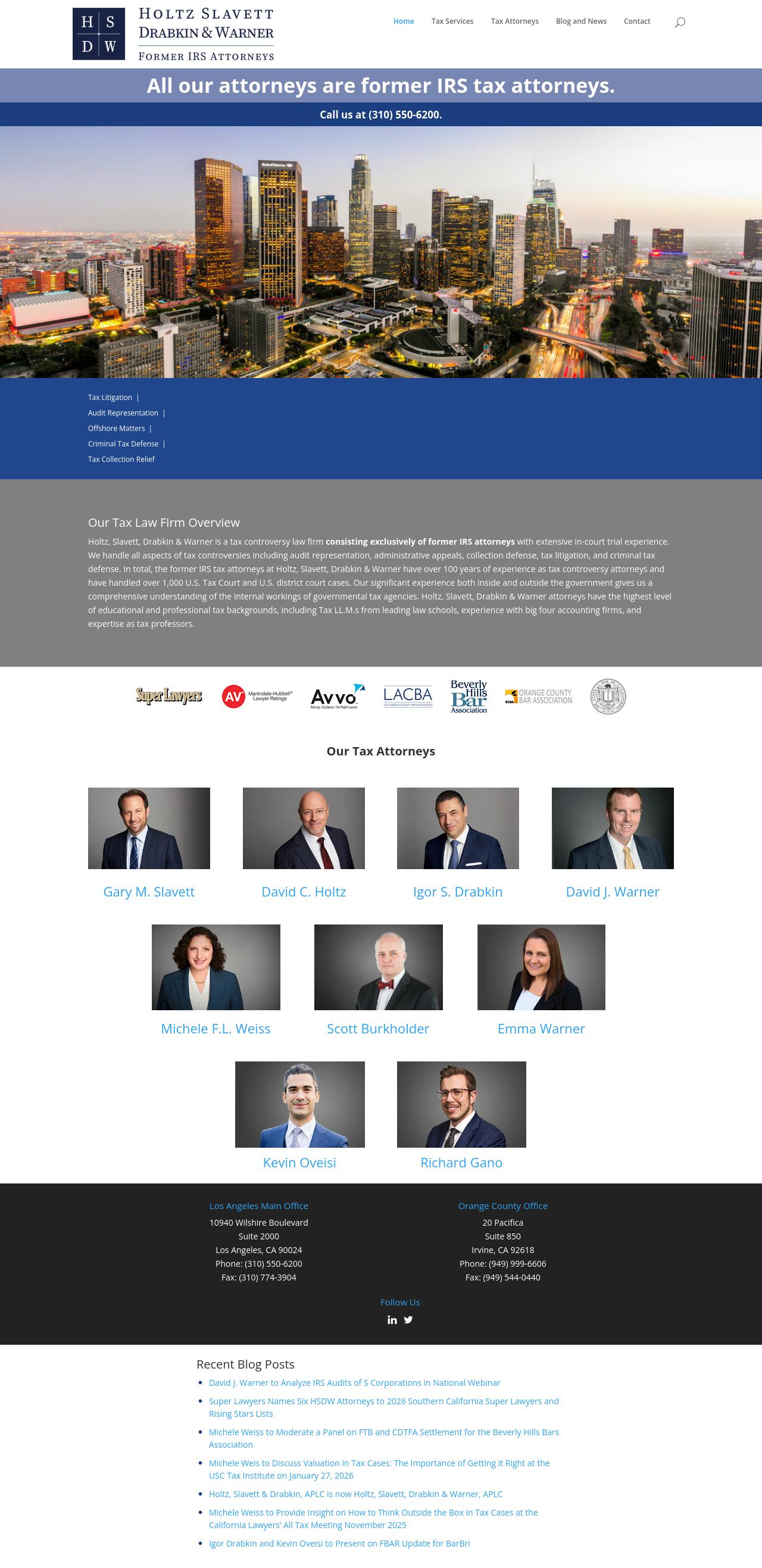 Holtz, Slavett & Drabkin, A Professional Law Corporation - Beverly Hills CA Lawyers