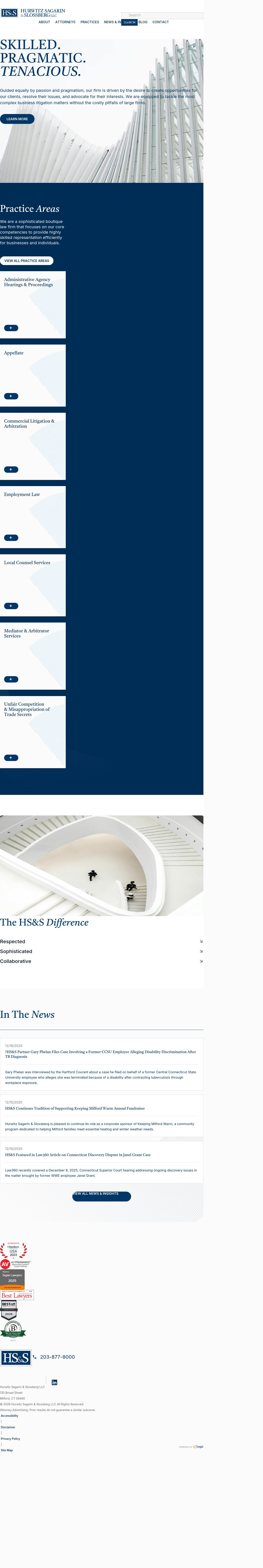 Hurwitz, Sagarin, Slossberg & Knuff, LLC - Milford CT Lawyers