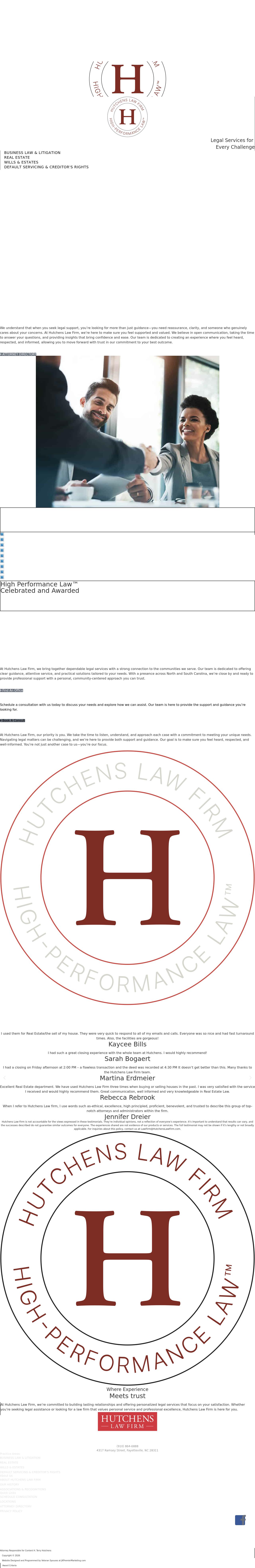 Hutchens Law Firm - Fayetteville NC Lawyers