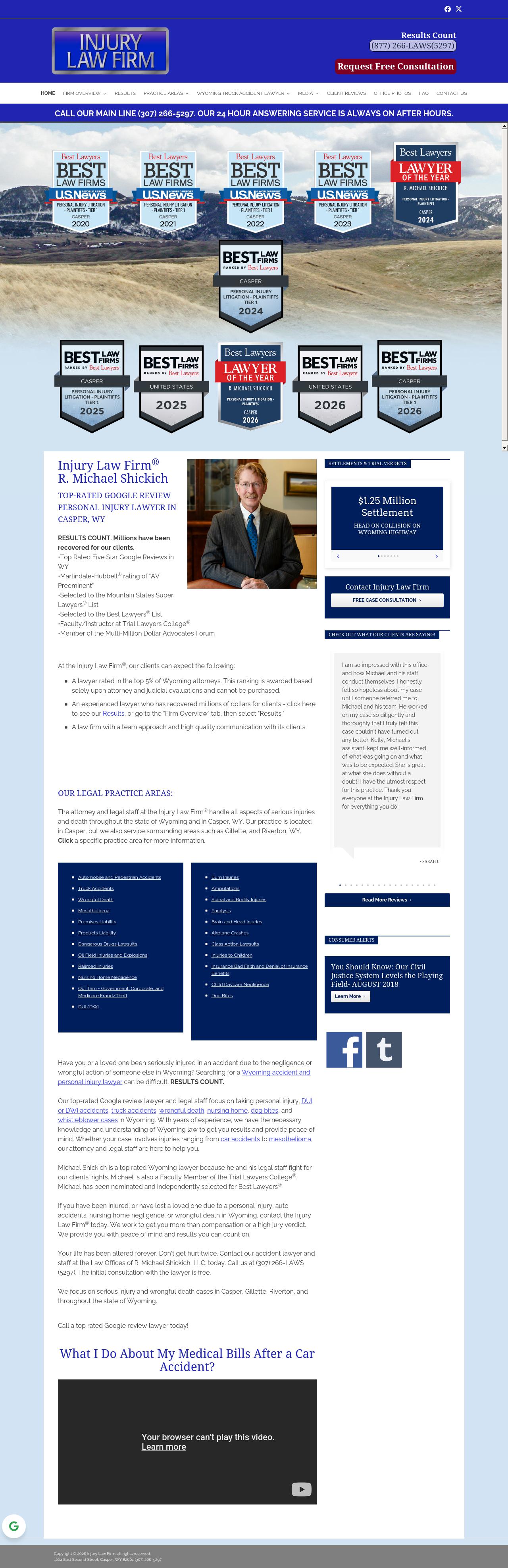 Injury Law Firm - Casper WY Lawyers