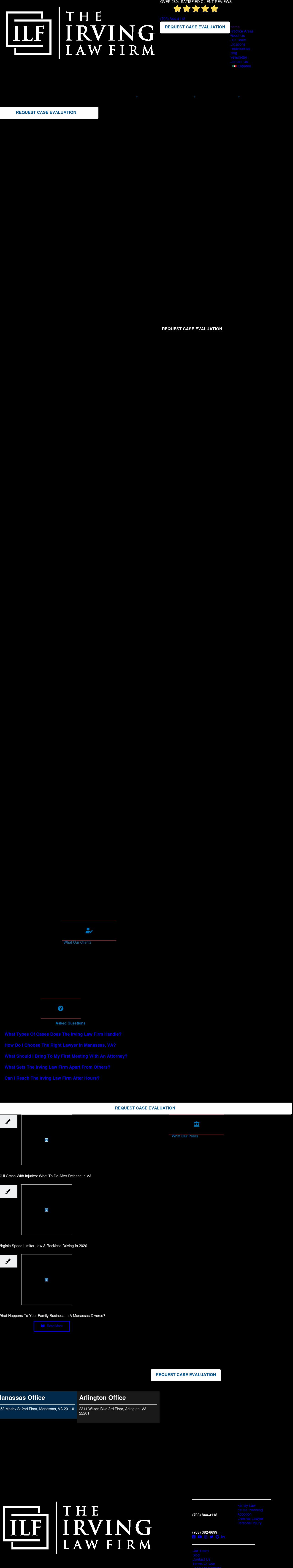 The Irving Law Firm - Manassas VA Lawyers