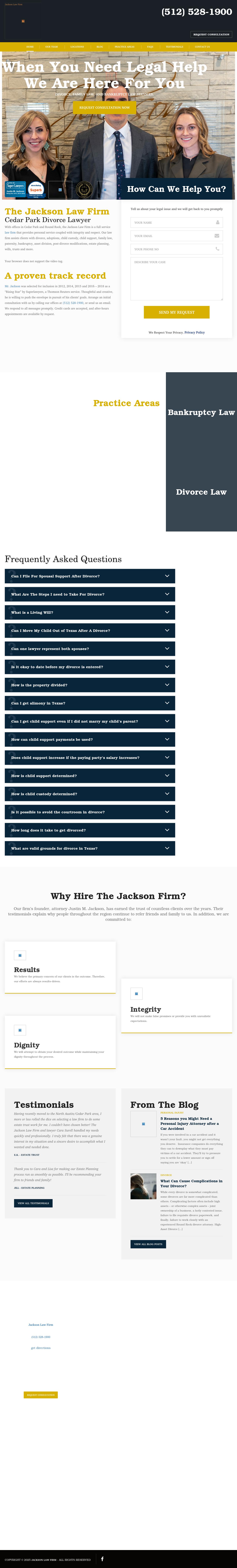 Jackson Law Firm - Cedar Park TX Lawyers