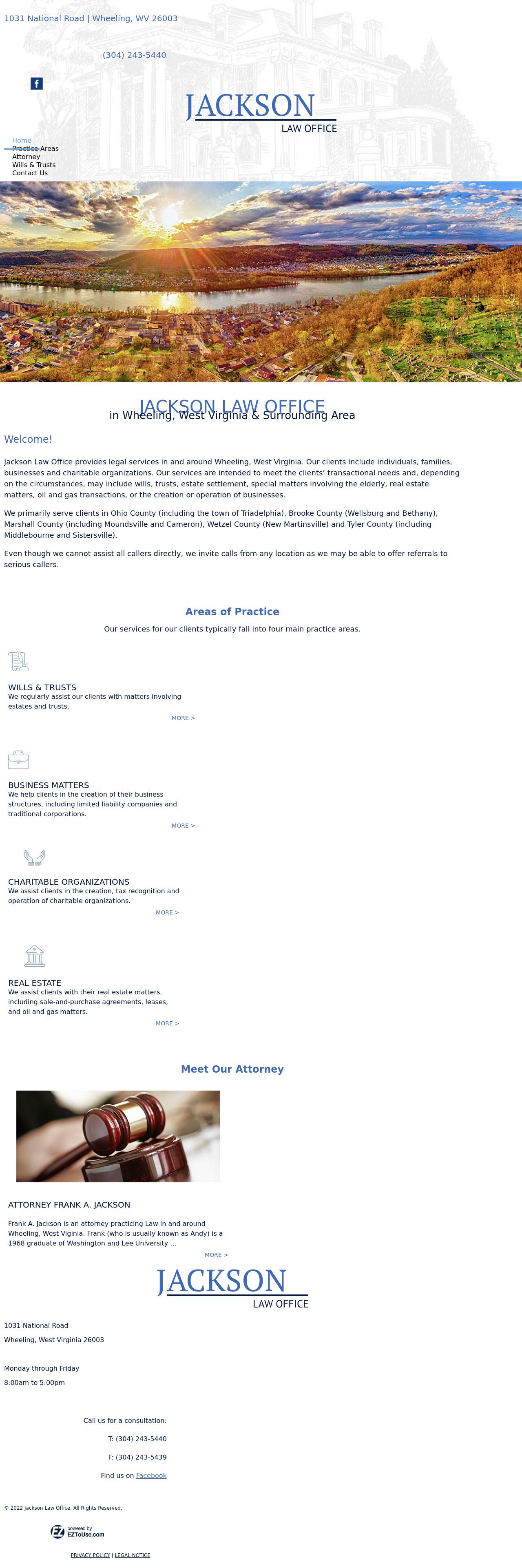 Jackson Law Office - Wheeling WV Lawyers