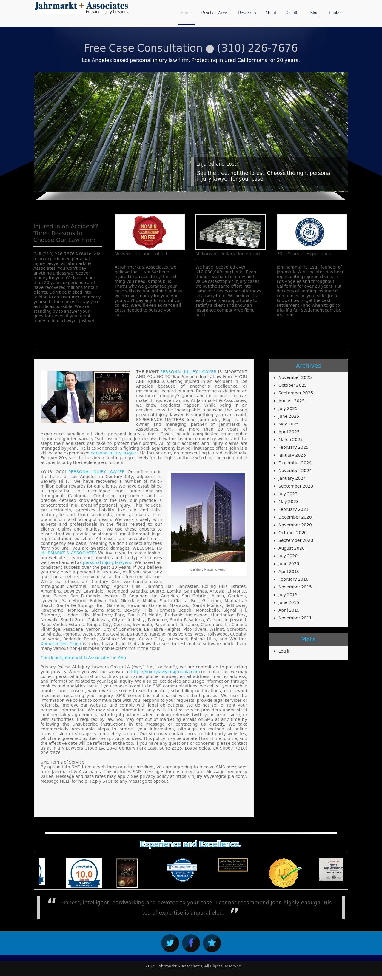 Jahrmarkt & Associates - Los Angeles CA Lawyers