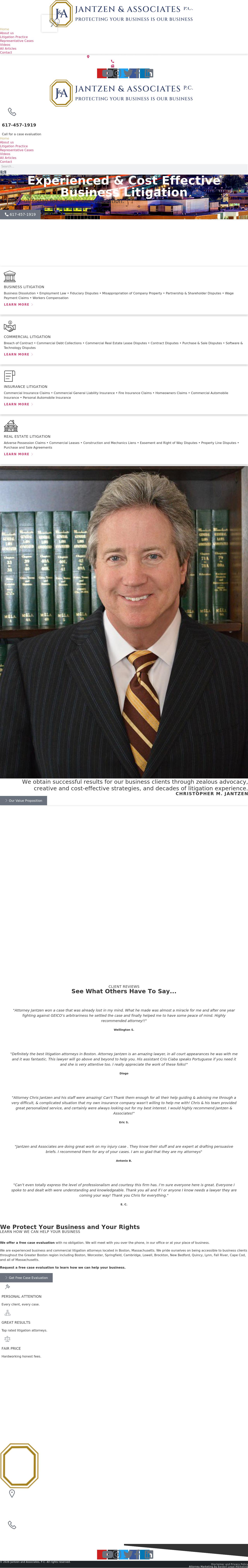 Jantzen and Associates, P.C. - Boston MA Lawyers